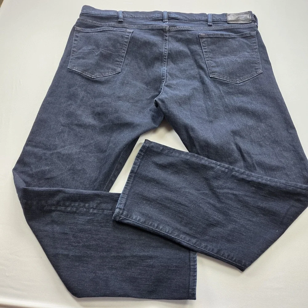 Polo Ralph Lauren Jeans Mens 42x32 Dark Blue Denim Varick Slim Straight Stretch